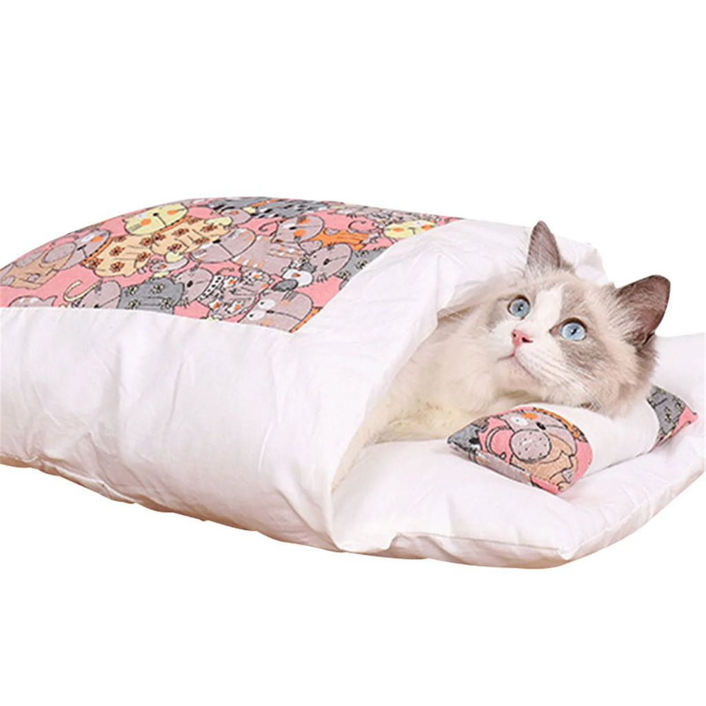 Saco Nido para Gatos — Calorcito de Invierno