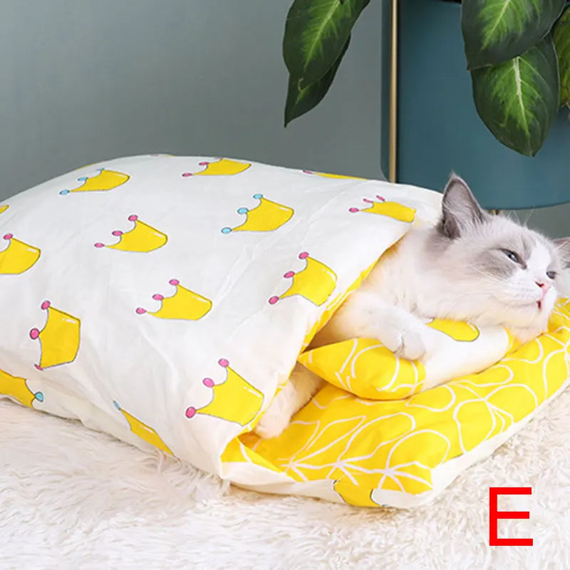 Saco Nido para Gatos — Calorcito de Invierno